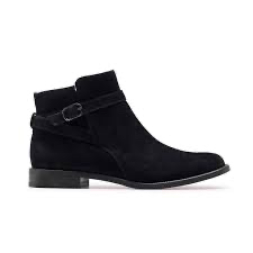 Paul Green Reeve Suede Black Ankle Boots size 7